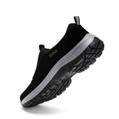 MEN'S EXTENDED WIDTH FOOT COMFORTABLE SNEAKERS WITH ARCH SUPPORT AND SHOCK ABSORPTION-caipcmall