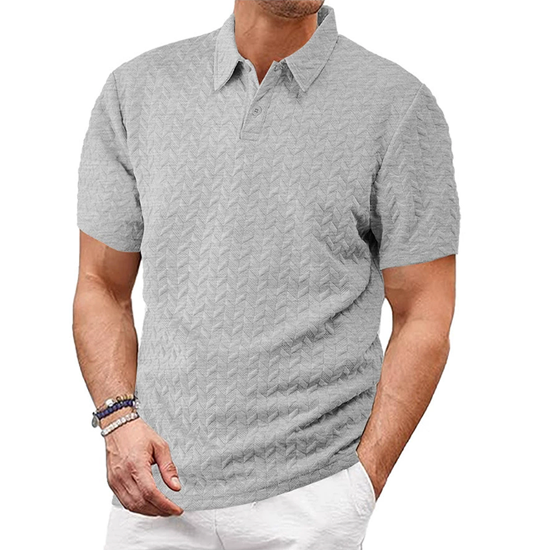 MARCO LUCA | Loose casual men's short-sleeved polo shirt
