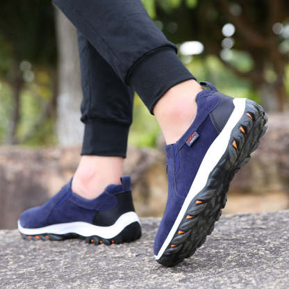 Men's Arch Support Easy On/Off Breathable Non-Slip Orthotic Shoes-caipcmall