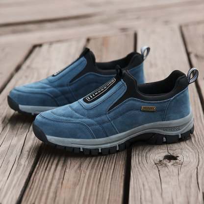 MEN'S EXTENDED WIDTH FOOT COMFORTABLE SNEAKERS WITH ARCH SUPPORT AND SHOCK ABSORPTION-caipcmall