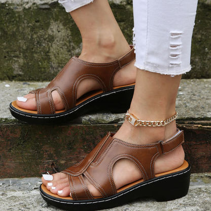 2023 Womens Premium Leather Arch Support Orthopedic Sandals