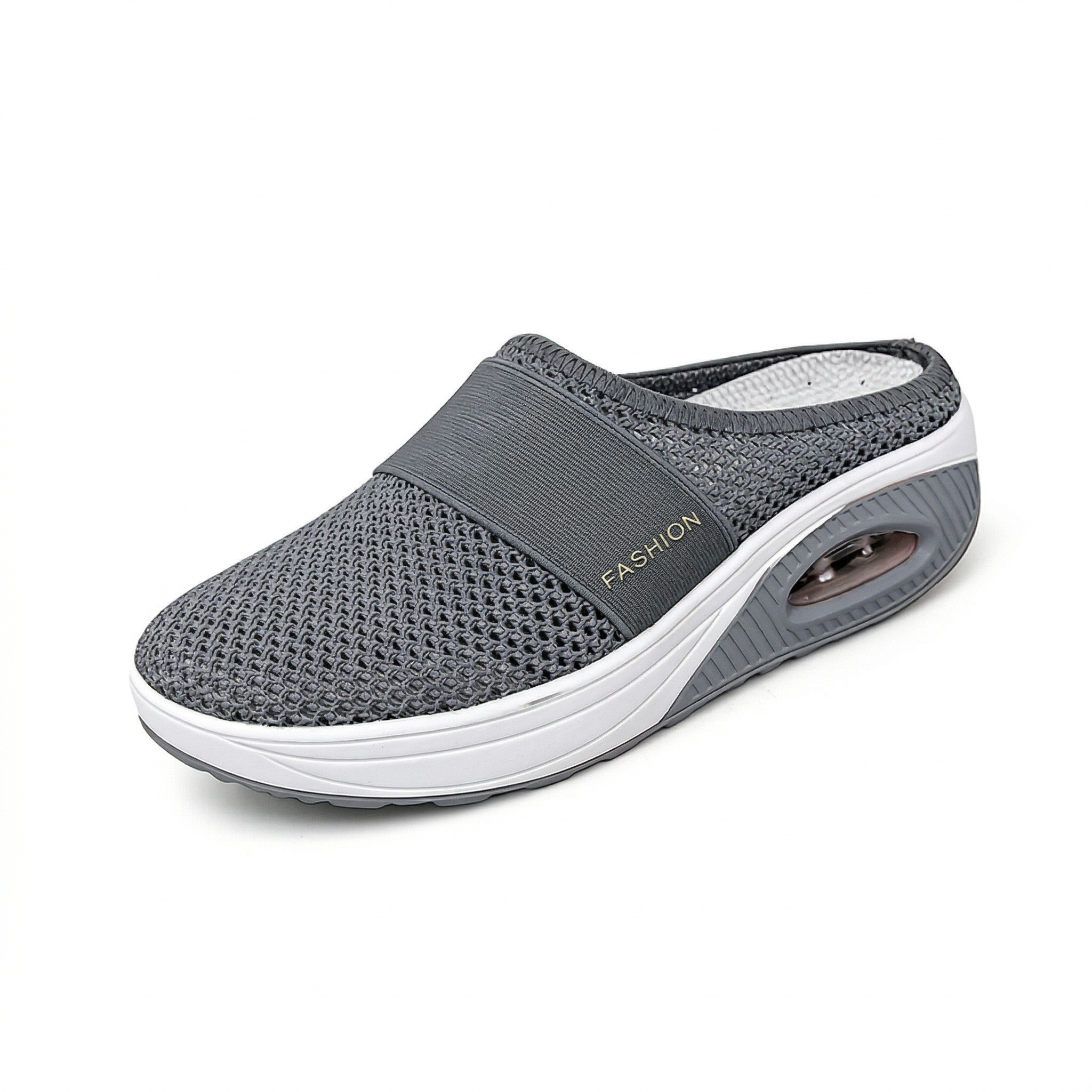 Diabetic Air-Cushion Slip-On Walking Shoes, Orthopedic Diabetic Slippers, with Arch-Support for Women