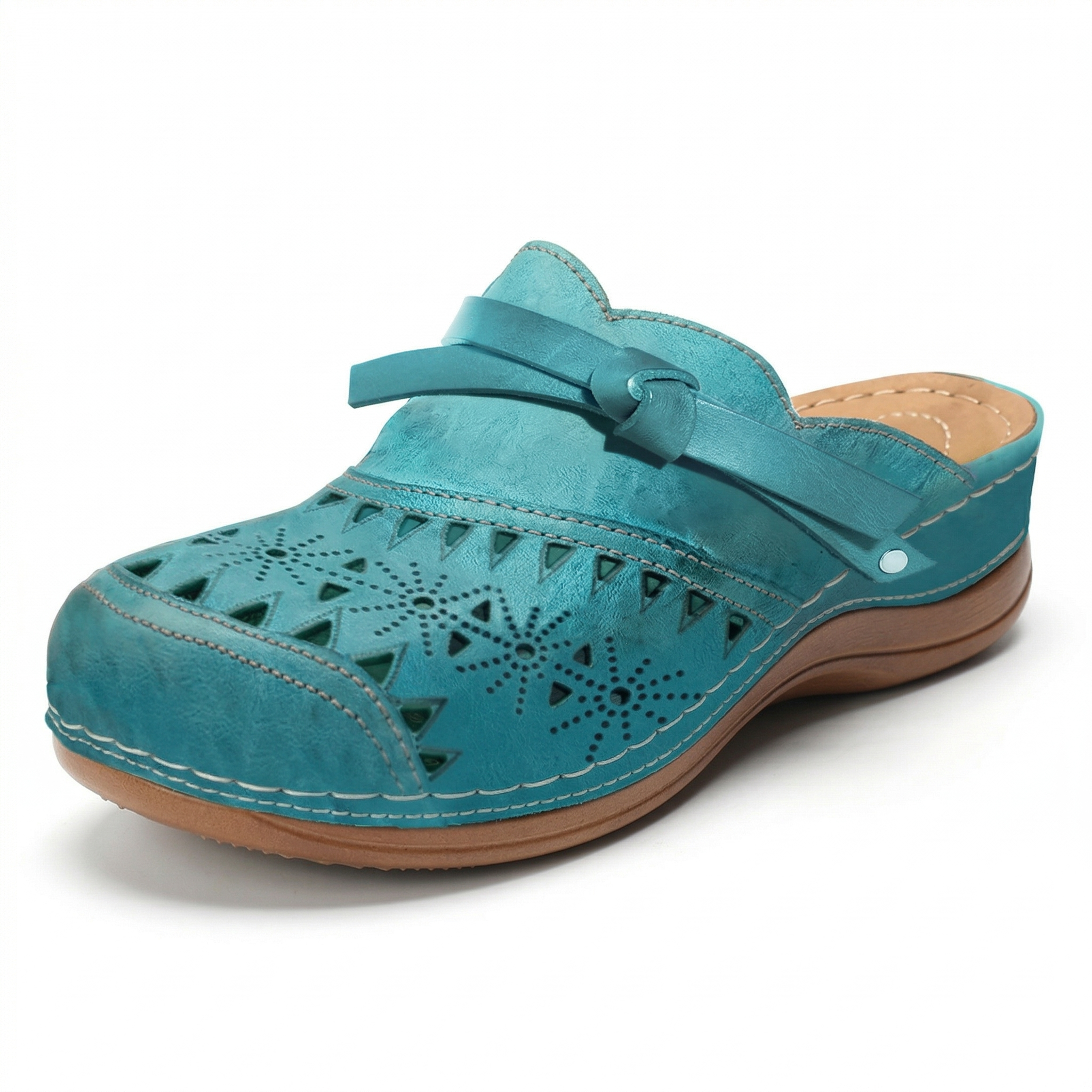 Last day 70% off-Women’s Bowknot Wedge Sandals – Arch Support & Everyday Comfort