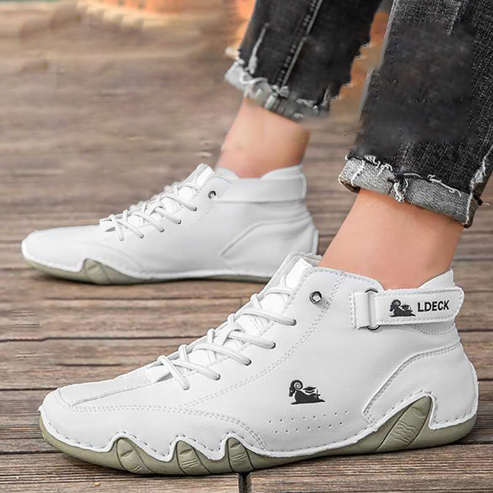 New fashionable short lace-up boots for men and women-caipcmall