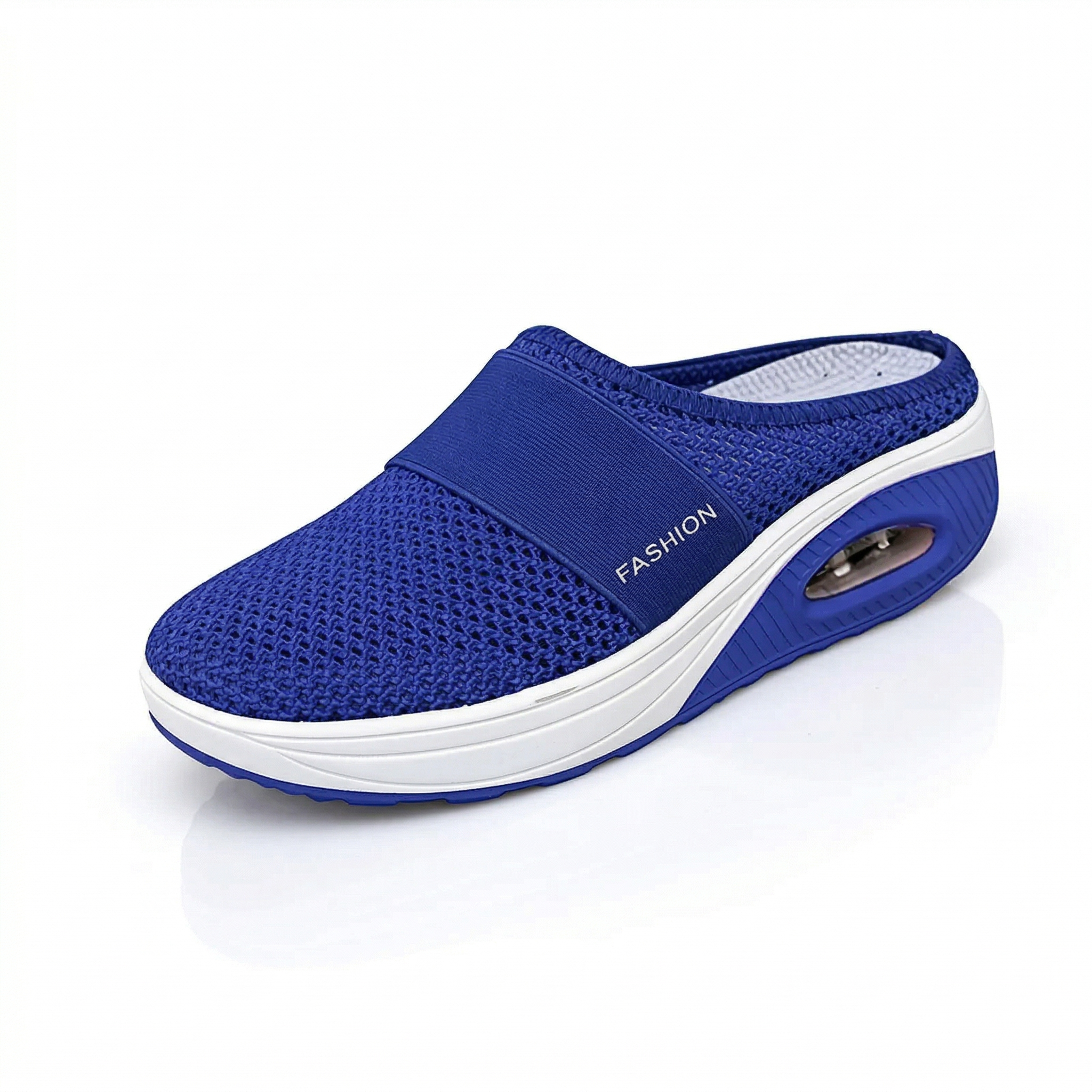 Diabetic Air-Cushion Slip-On Walking Shoes, Orthopedic Diabetic Slippers, with Arch-Support for Women