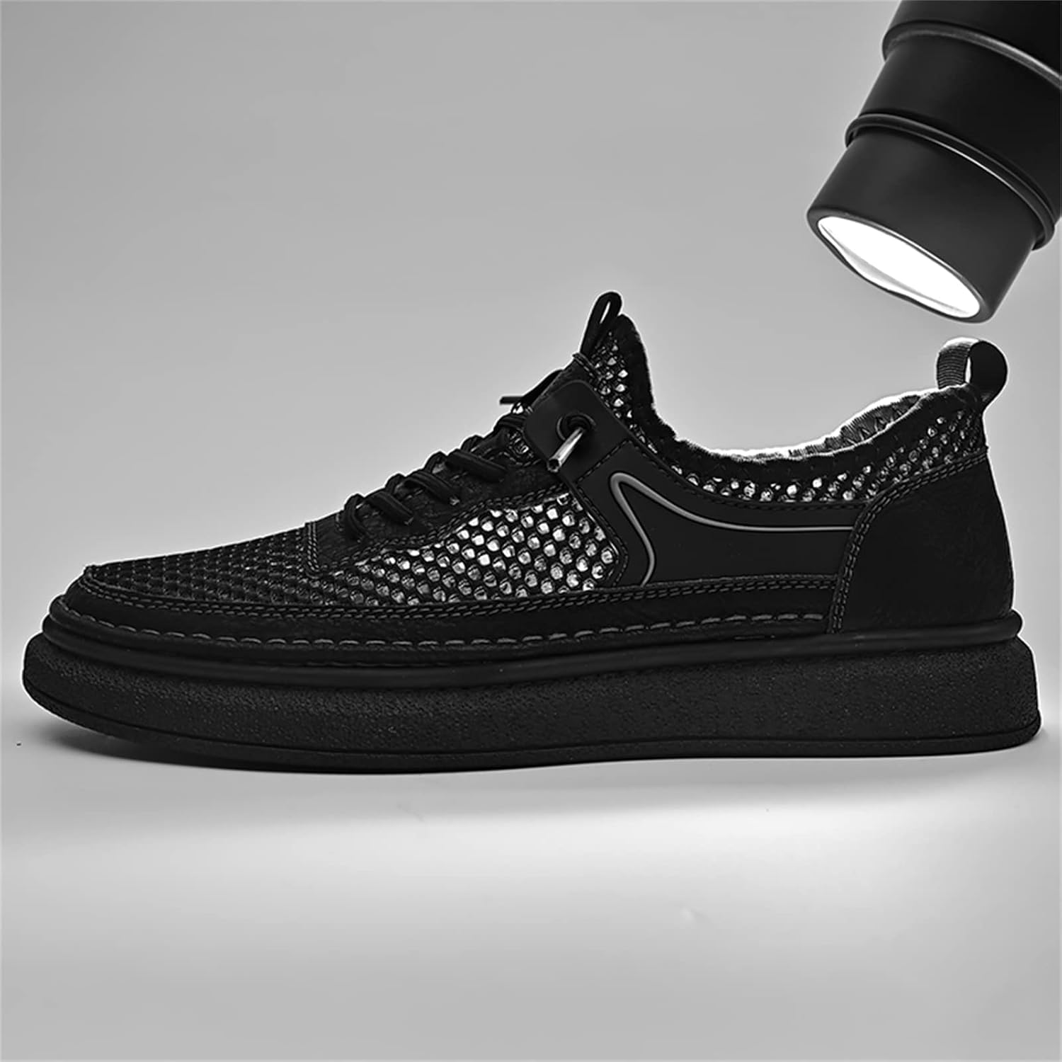 Men's Flyknit Mesh Breathable Sports Casual Shoes-caipcmall