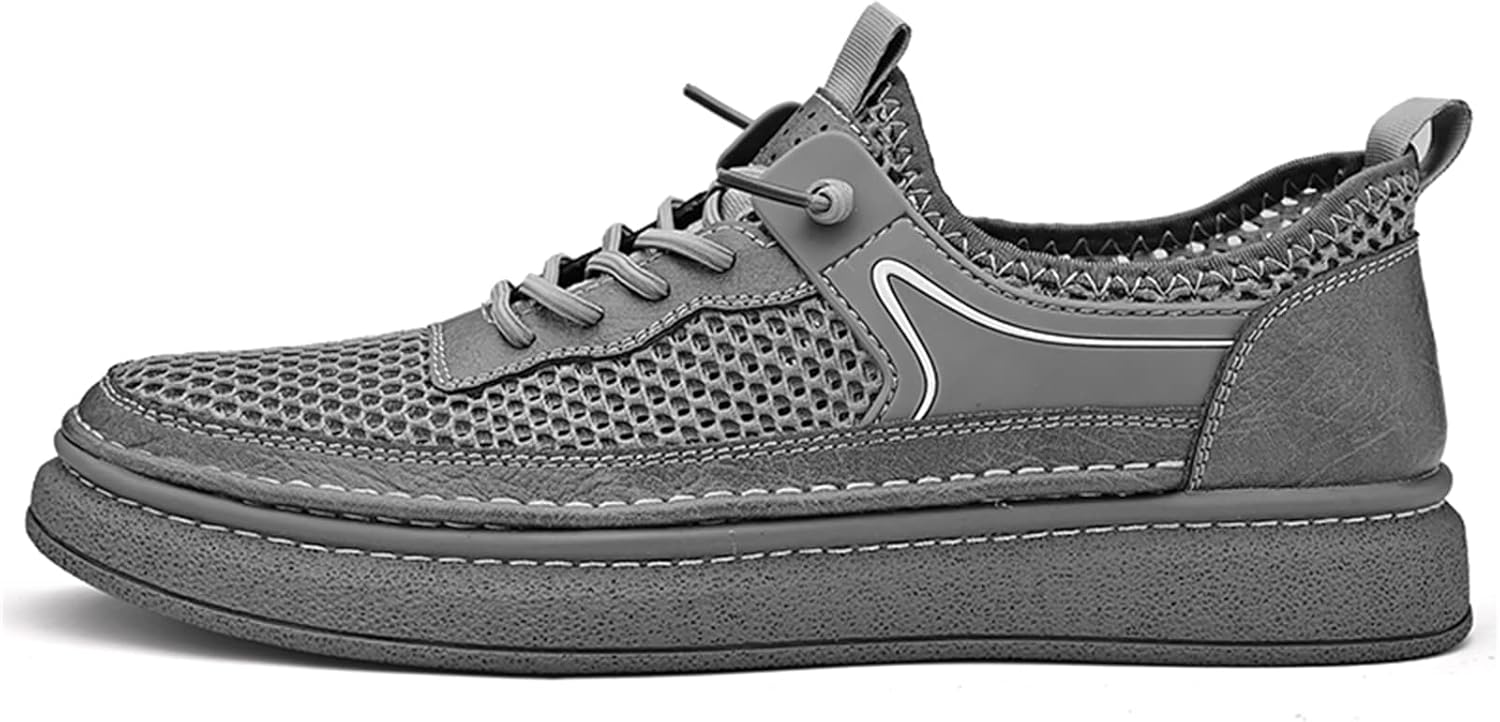 Men's Flyknit Mesh Breathable Sports Casual Shoes-caipcmall