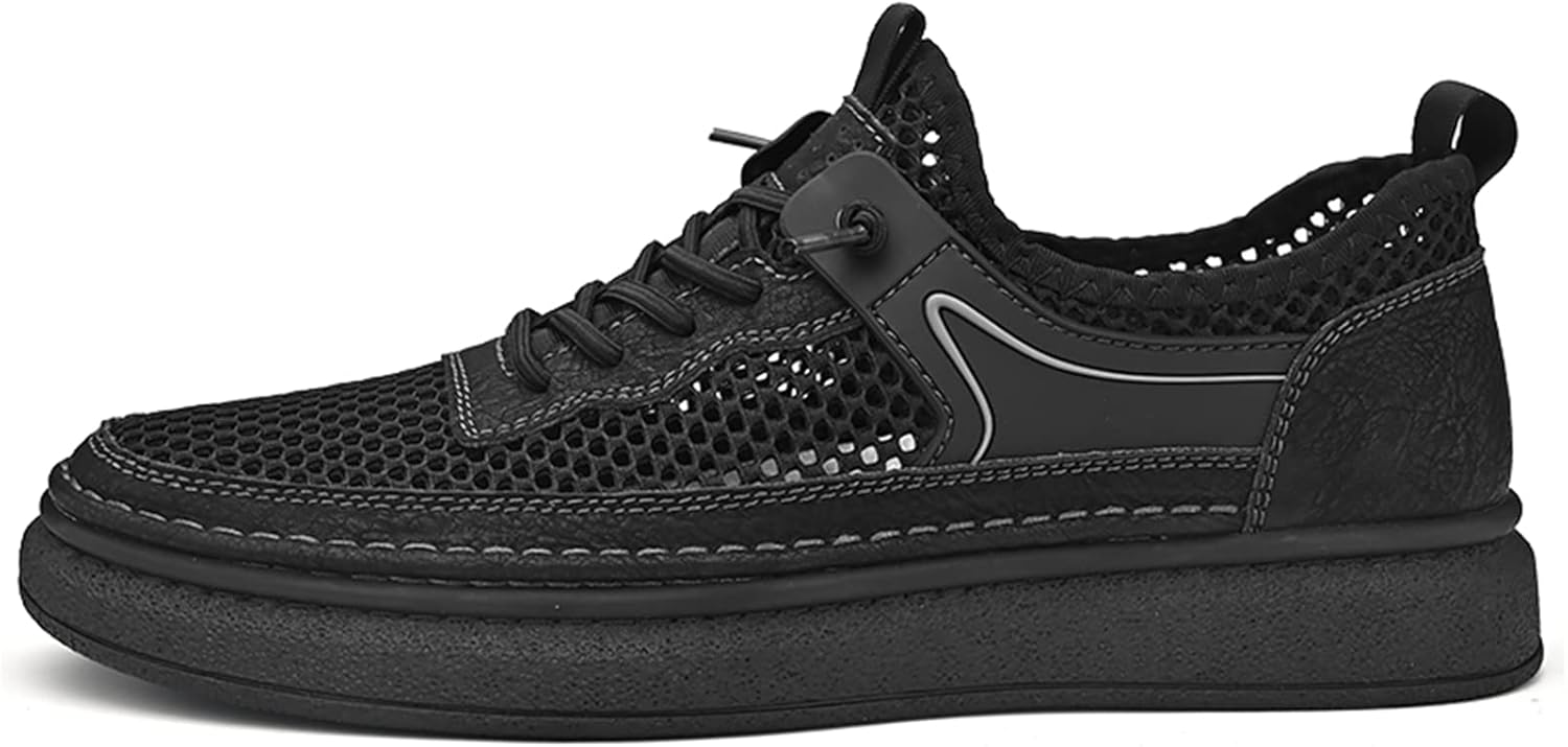 Men's Flyknit Mesh Breathable Sports Casual Shoes-caipcmall