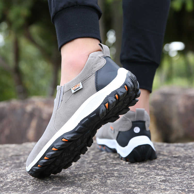 Men's Arch Support Easy On/Off Breathable Non-Slip Orthotic Shoes-caipcmall