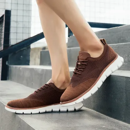 🔥Last Day Promotion 70% OFF 🎁 Men's Breathable Flyknit Sneakers - 6701-caipcmall