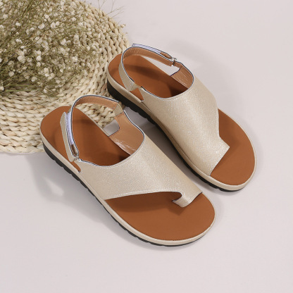 2023 Womens Summer Peep Super Comfortable Vintage Leather Sandals