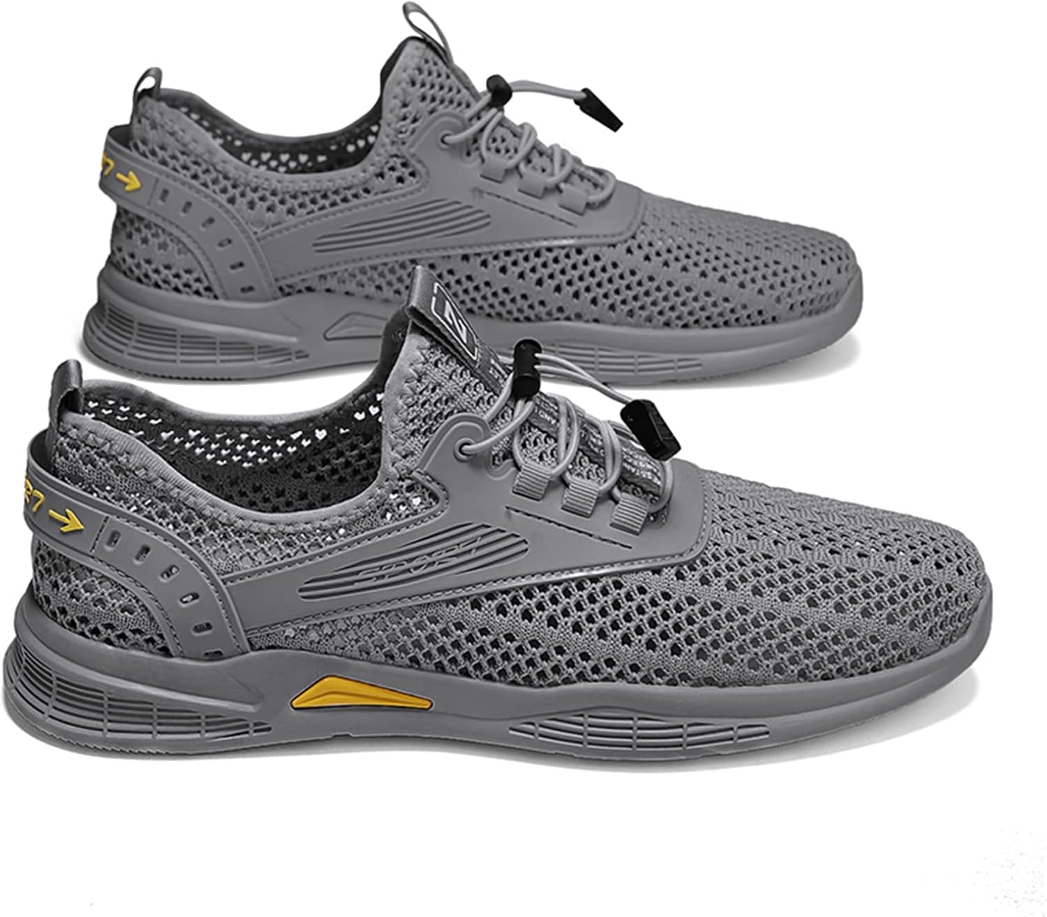 Men's Flyknit Mesh Breathable Sports Casual Shoes-caipcmall