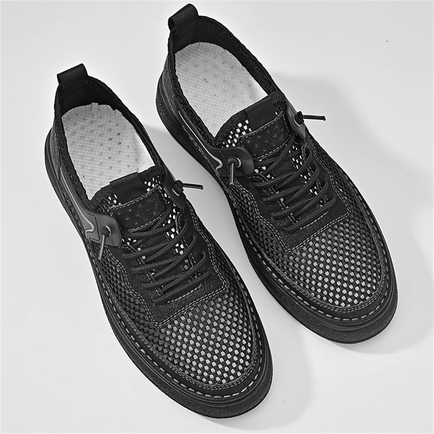 Men's Flyknit Mesh Breathable Sports Casual Shoes-caipcmall