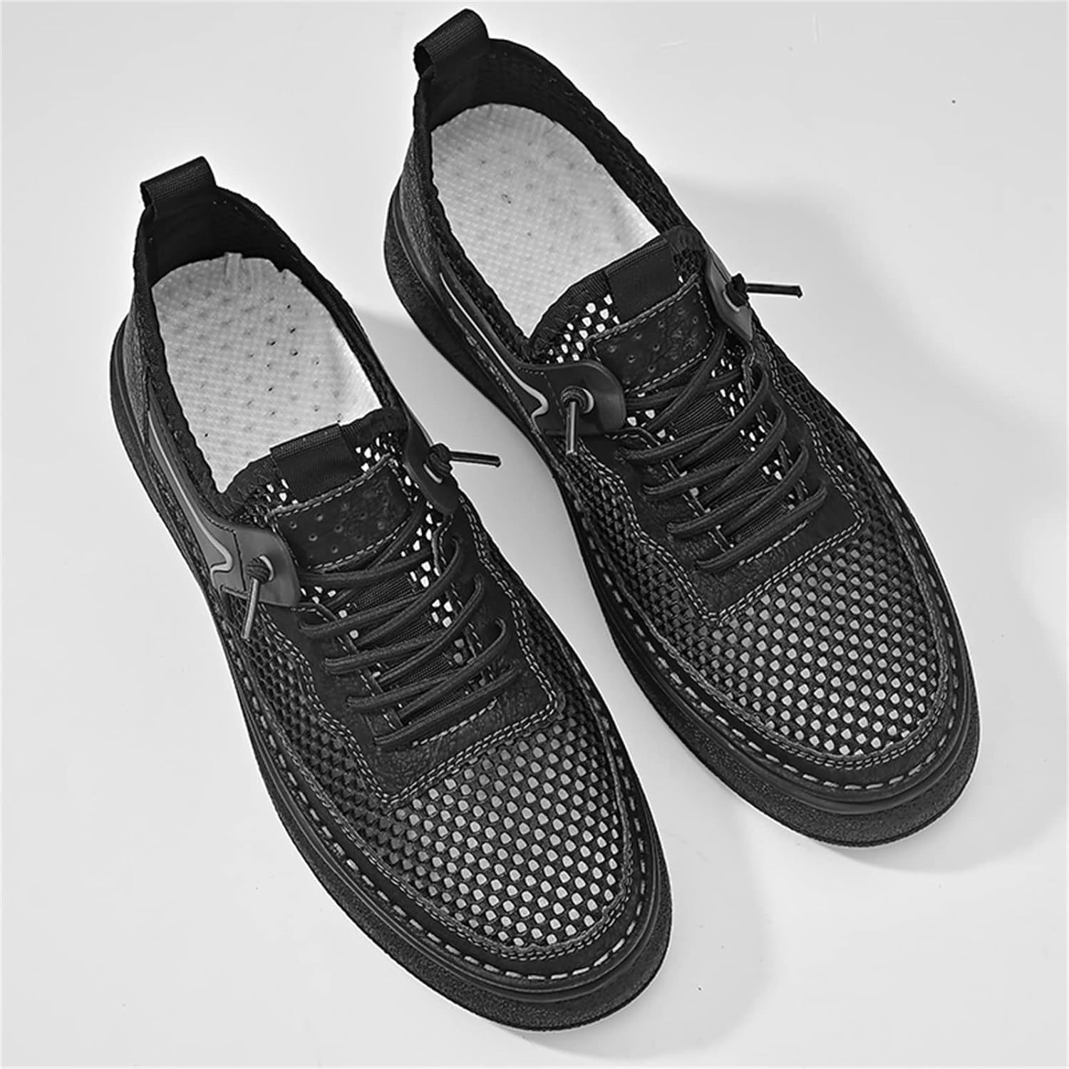 Men's Flyknit Mesh Breathable Sports Casual Shoes-caipcmall