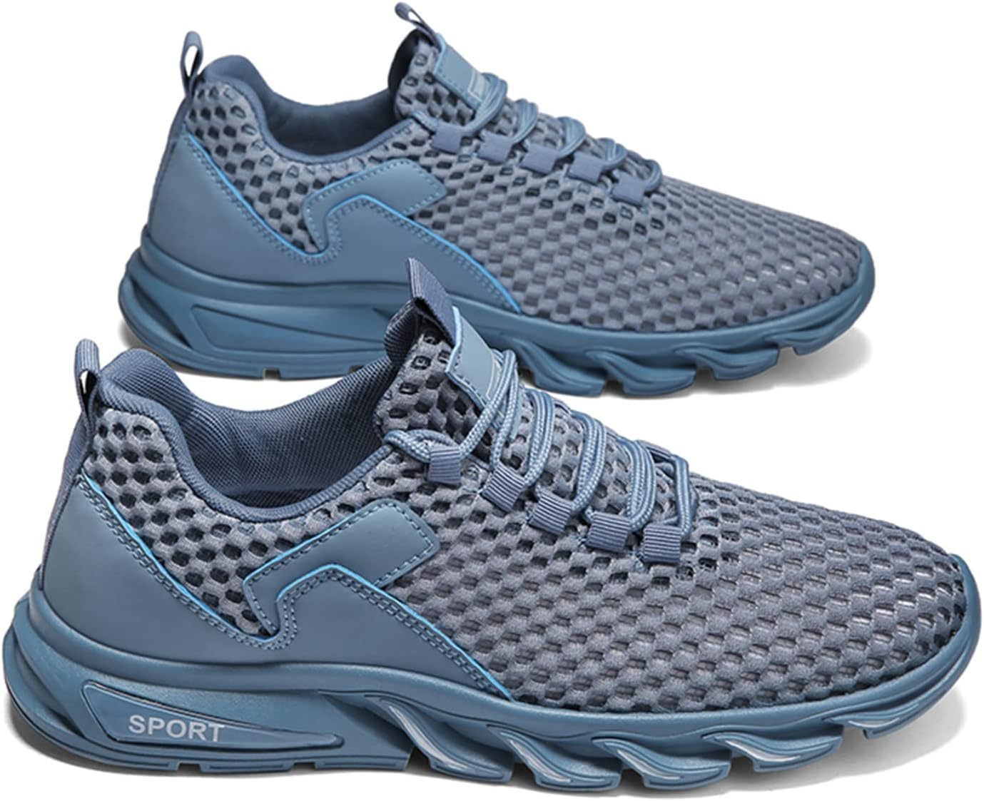 Men's Flyknit Mesh Breathable Sports Casual Shoes-caipcmall
