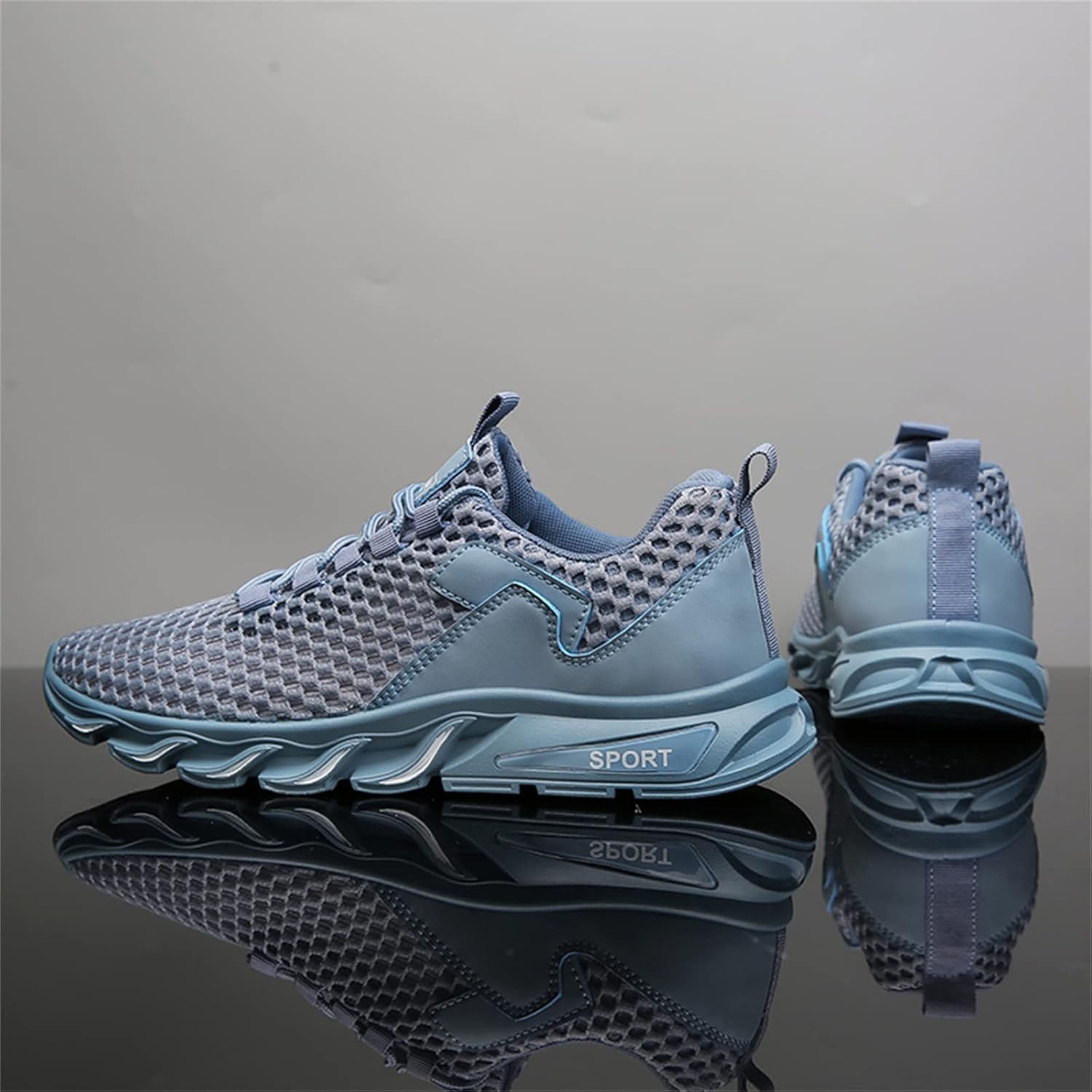 Men's Flyknit Mesh Breathable Sports Casual Shoes-caipcmall
