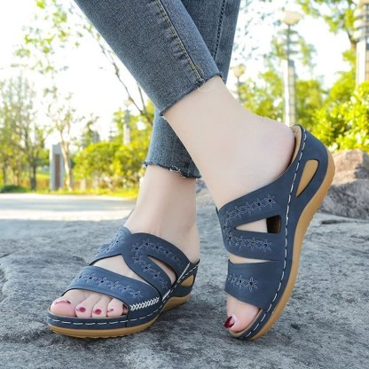 2023 Women’s Premium Orthopedic Open Toe Wedge Sandals Slippers