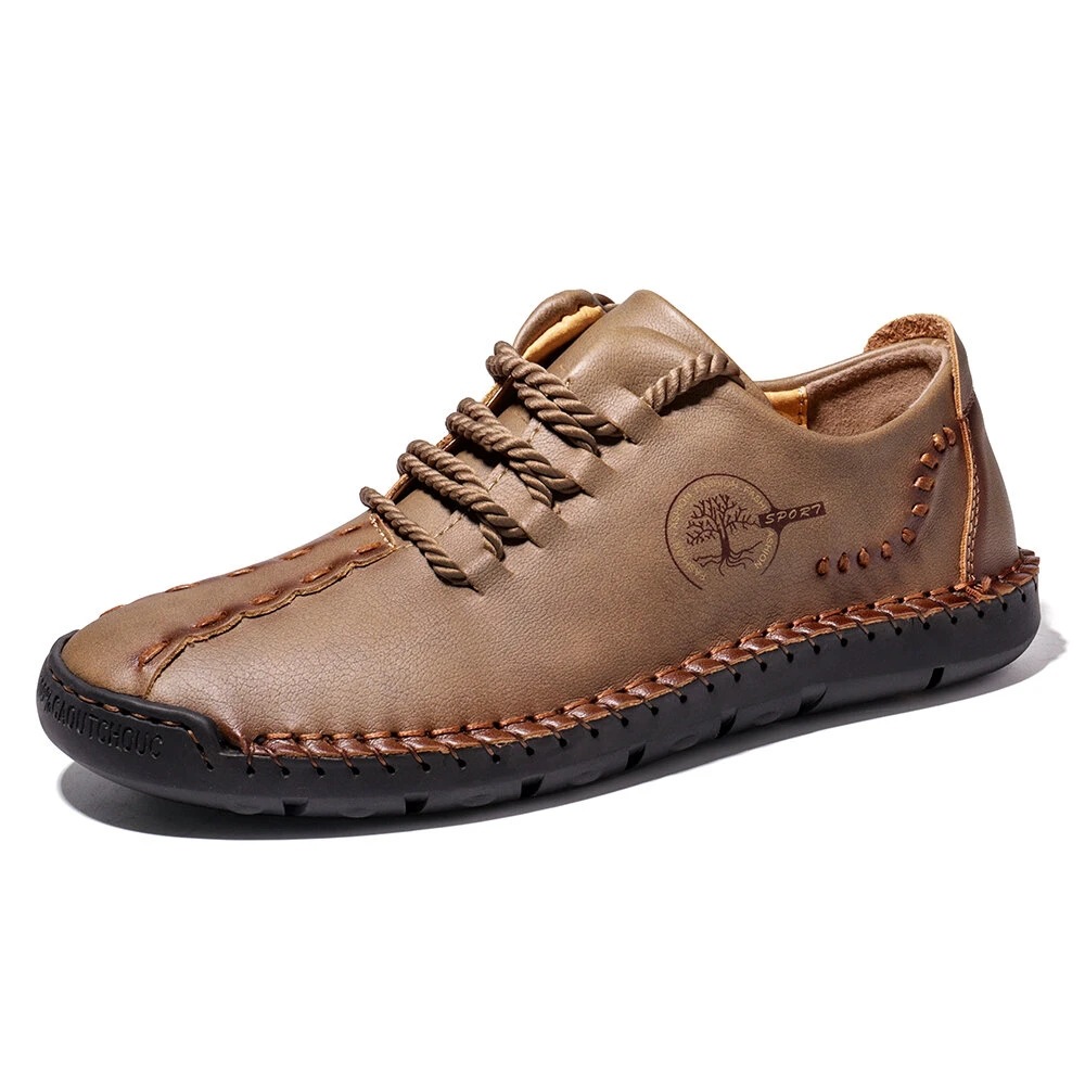 🔥Hot Sale🎁--60% OFF 🎉 Men Casual Comfy Leather Driving Hiking Slip On Loafer - 6406-caipcmall