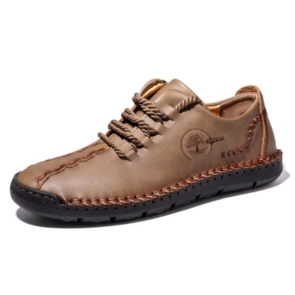 🔥Hot Sale🎁--60% OFF 🎉 Men Casual Comfy Leather Driving Hiking Slip On Loafer - 6406-caipcmall