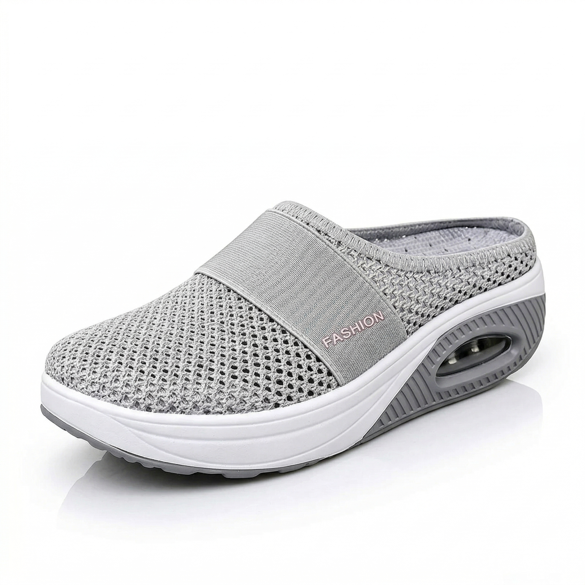 Diabetic Air-Cushion Slip-On Walking Shoes, Orthopedic Diabetic Slippers, with Arch-Support for Women
