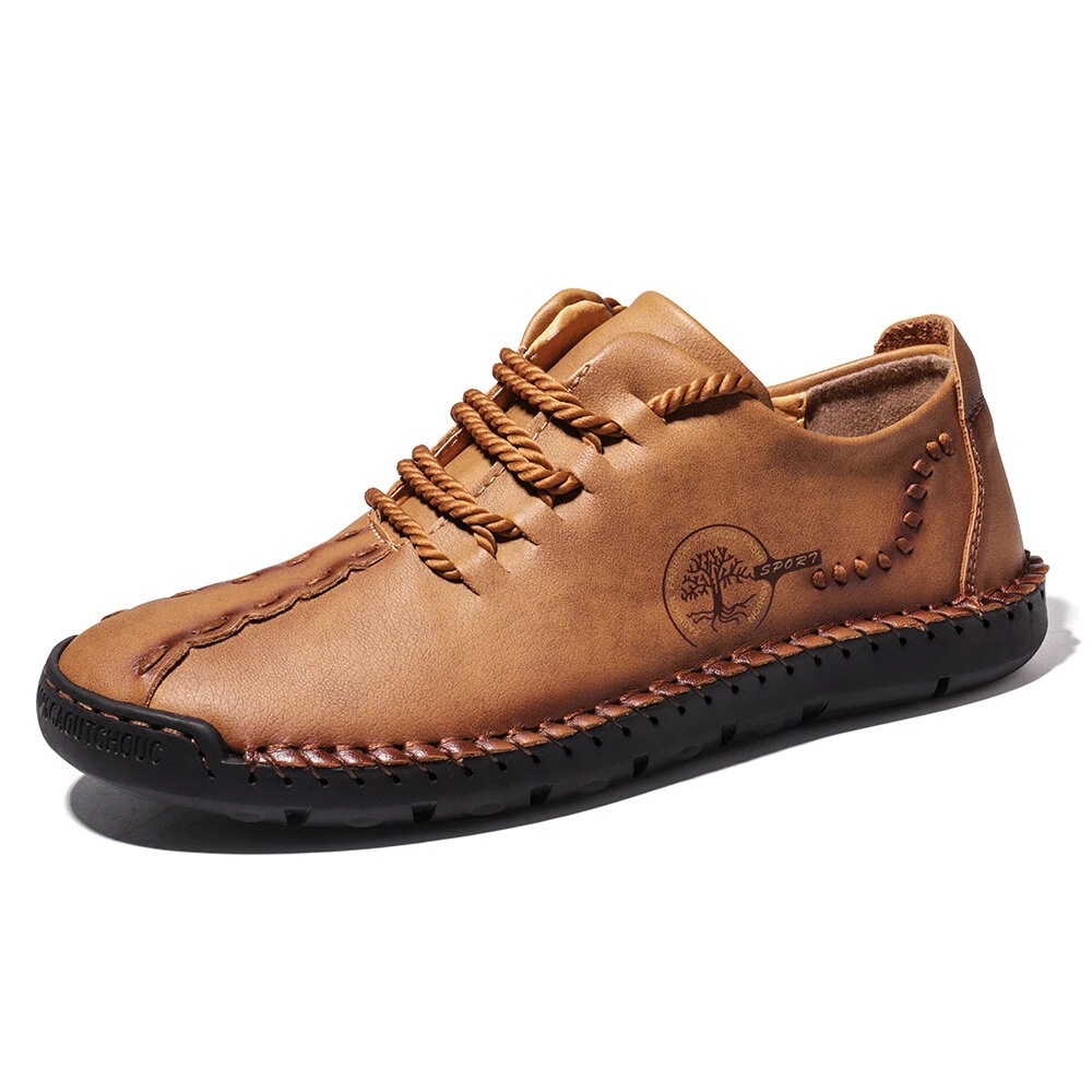 🔥Hot Sale🎁--60% OFF 🎉 Men Casual Comfy Leather Driving Hiking Slip On Loafer - 6406-caipcmall