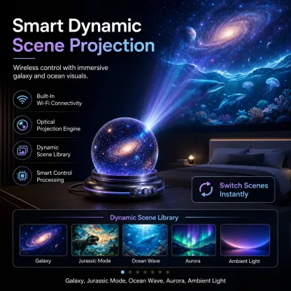 🌌5D Mini Galaxy Star Projector✨