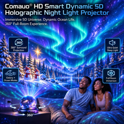 🌌5D Mini Galaxy Star Projector