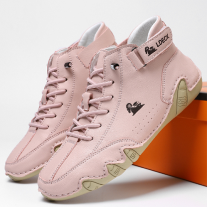 New fashionable short lace-up boots for men and women-caipcmall