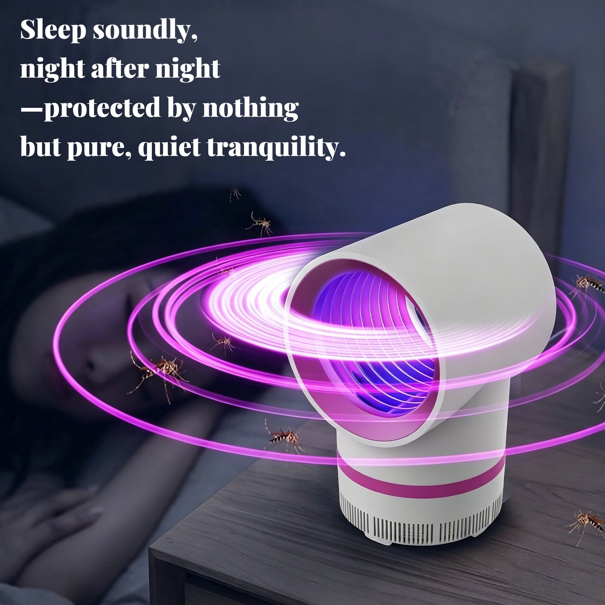 🔥Mother's Day Promotion🦟 Indoor Household Mosquito Killer Lamp — Plug-in Suction-Type Mosquito Trap