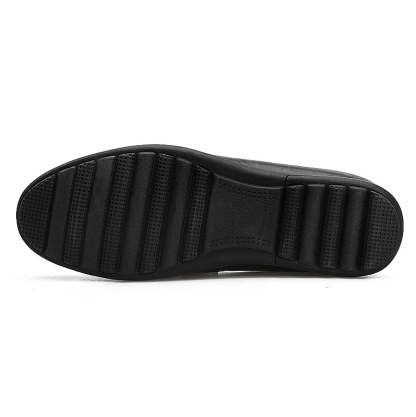 Genuine Leather Comfy Casual Business Slip On Loafer Moccasins Shoes-caipcmall