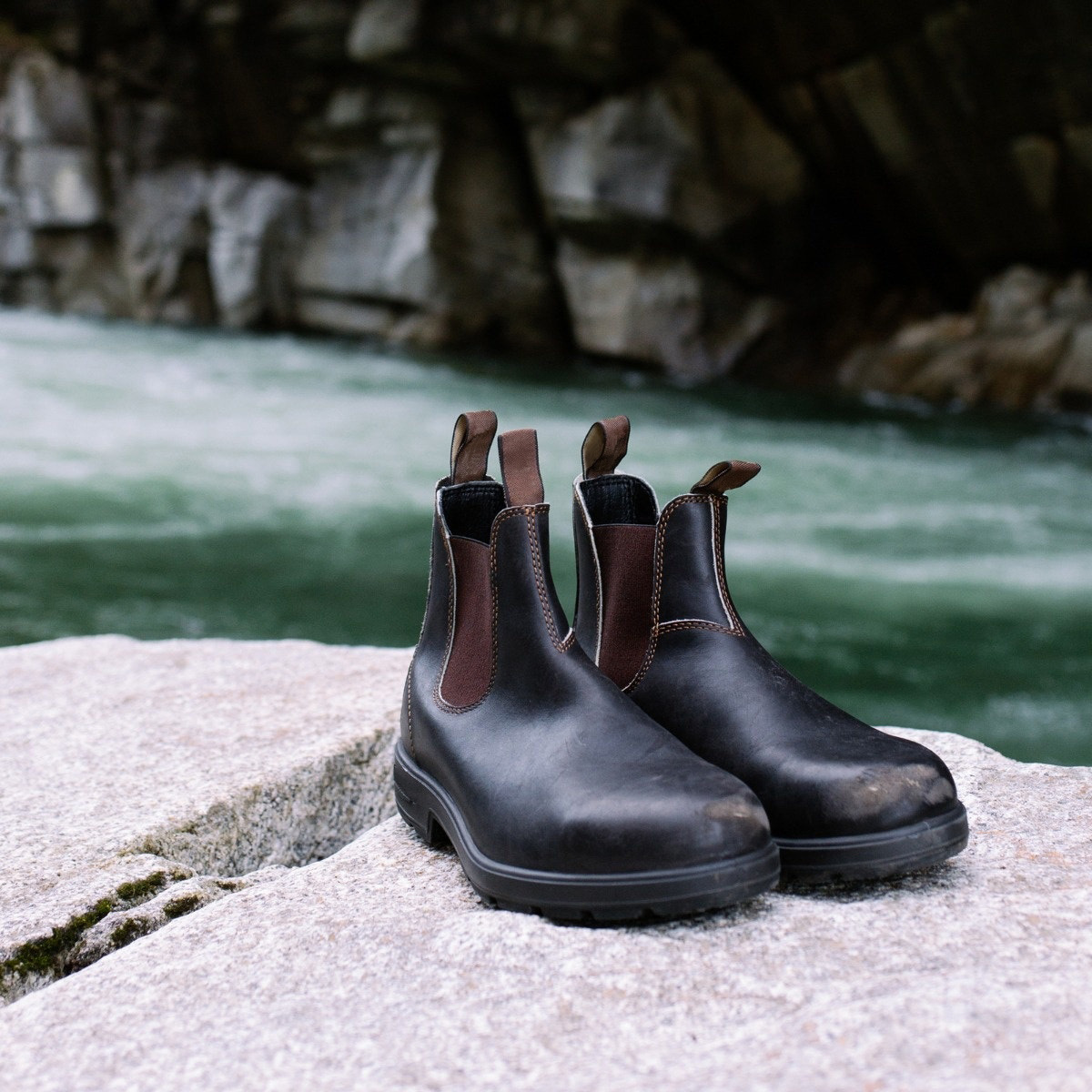 Vintage Leather Boots Martin Boots-caipcmall