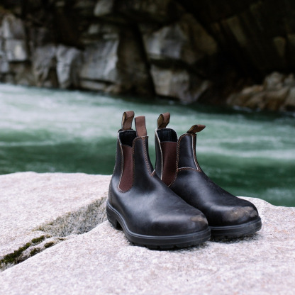 Vintage Leather Boots Martin Boots-caipcmall