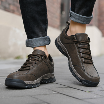 🔥Last Day Promotion 70% OFF 🎁Men's Outdoor Comfy Arch Support Waterproof Walking Shoes-caipcmall