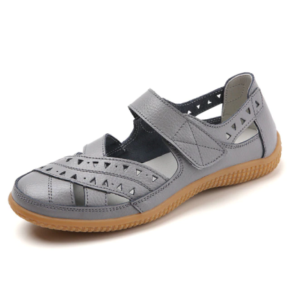 Alegria Women's Flat Leather Loafer Black Shoes