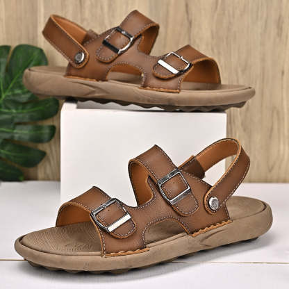 Jack Washington Genuine Leather Sandals-caipcmall
