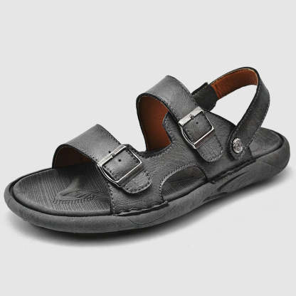 Jack Washington Genuine Leather Sandals-caipcmall