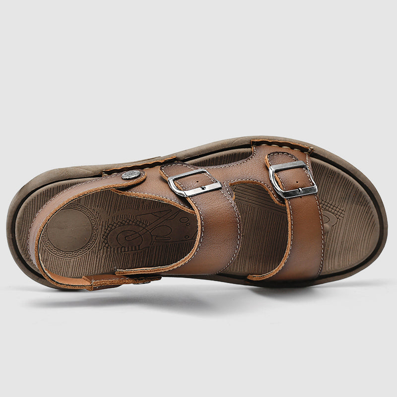 Jack Washington Genuine Leather Sandals-caipcmall