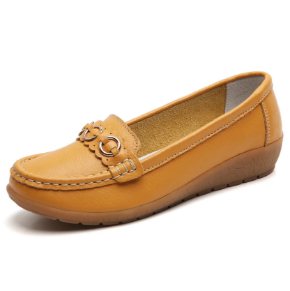 Jaida Women's Loafer Leather Black Shoes