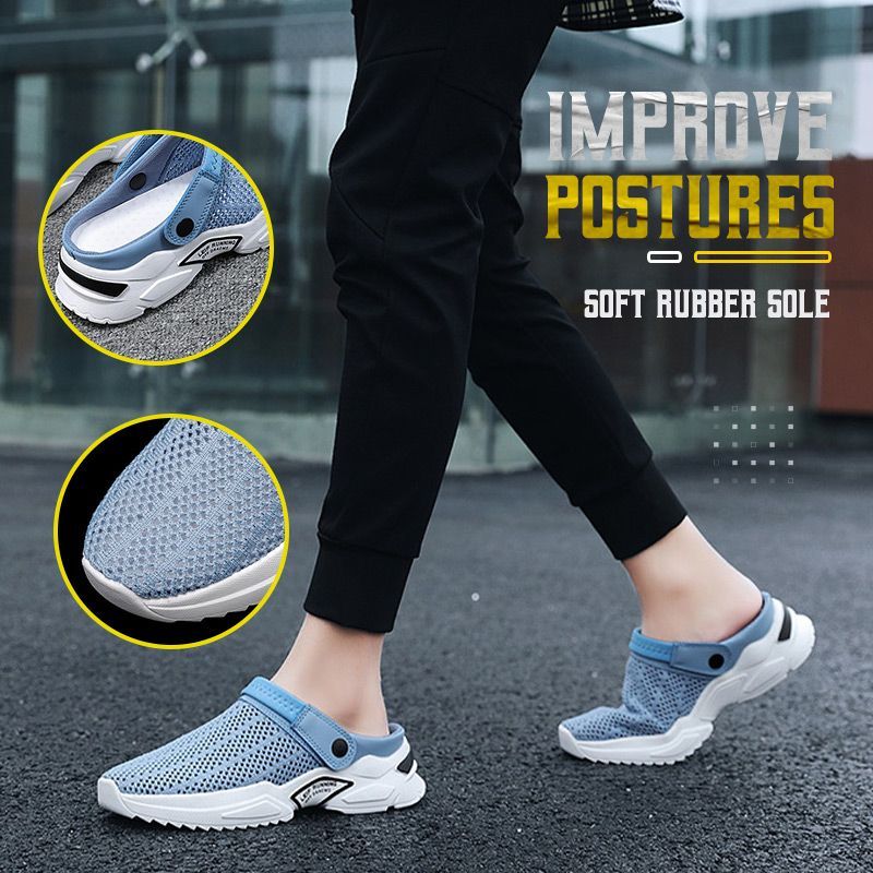 Men's Orthopedic Hollow-out Summer Sandals-caipcmall