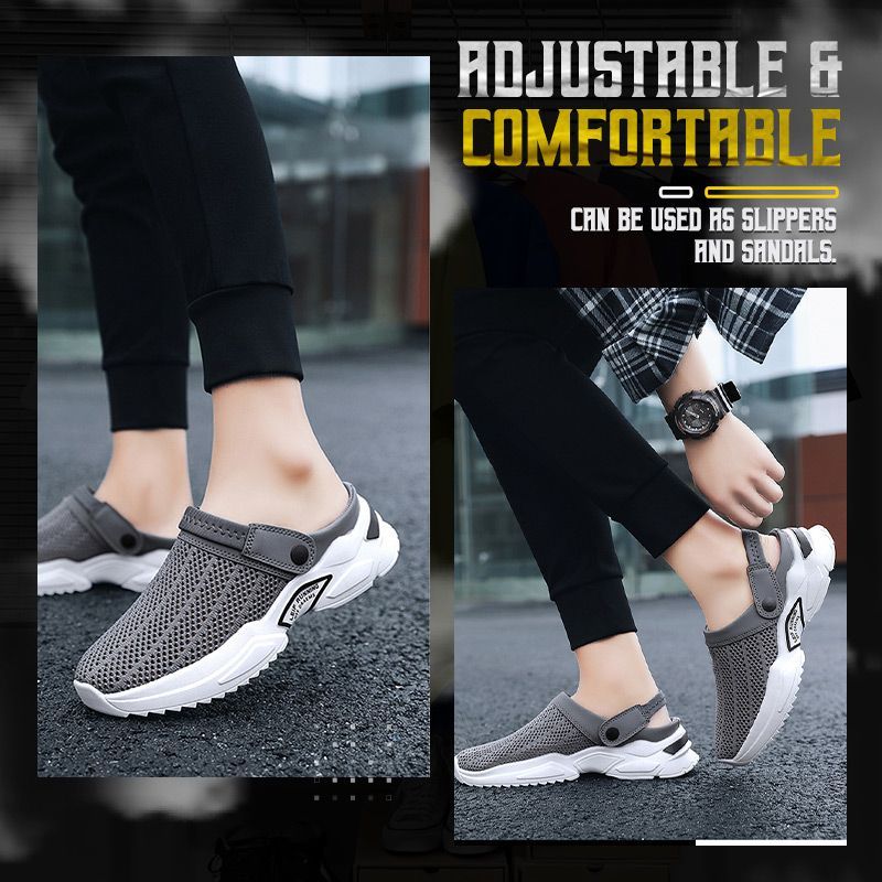 Men's Orthopedic Hollow-out Summer Sandals-caipcmall
