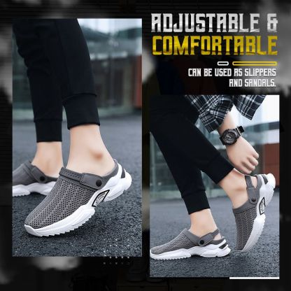 Men's Orthopedic Hollow-out Summer Sandals-caipcmall