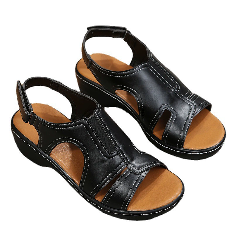 2023 Womens Premium Leather Arch Support Orthopedic Sandals