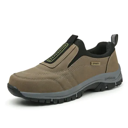 MEN'S EXTENDED WIDTH FOOT COMFORTABLE SNEAKERS WITH ARCH SUPPORT AND SHOCK ABSORPTION