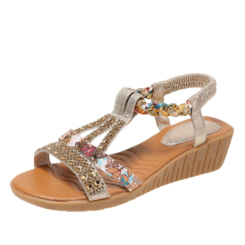 🔥Last Day Promotion 50% OFF - Women's New Summer Rhinestone Open Toe Orthopaedic Sandals