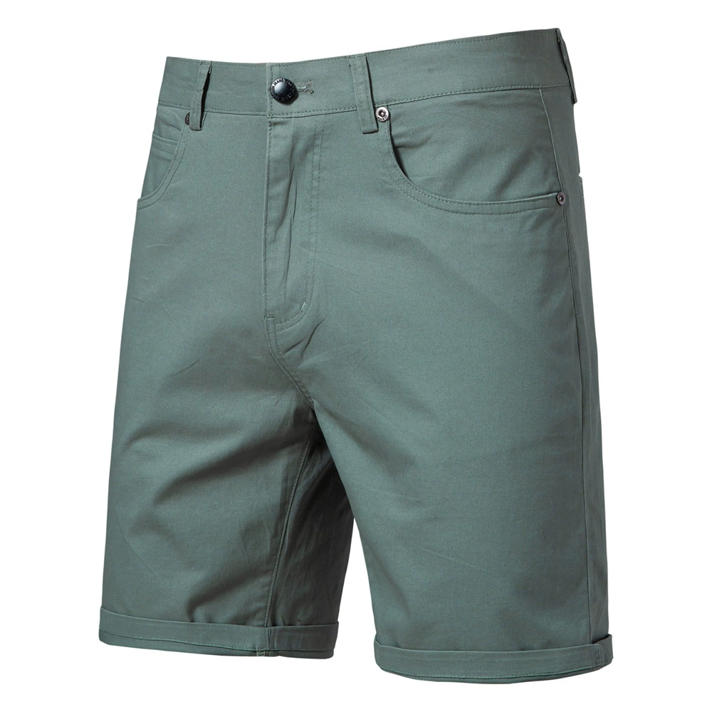 Summer new casual large size solid color men's shorts