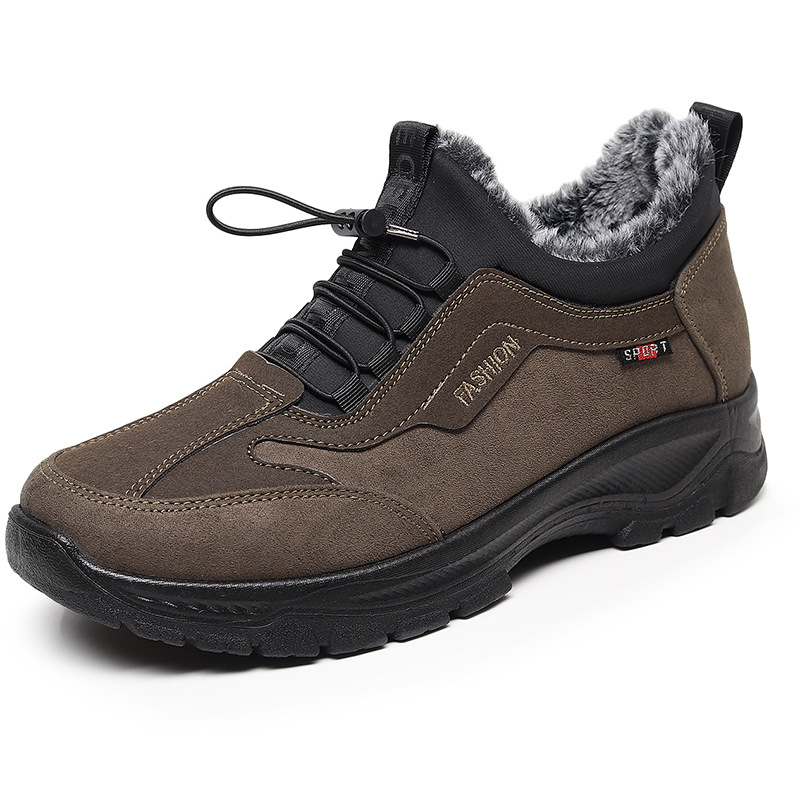 USA Outdoor Lightweight Men Warm Hiking Shoes-caipcmall