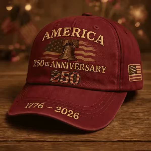 🔥 United States 250th Anniversary Red Cap