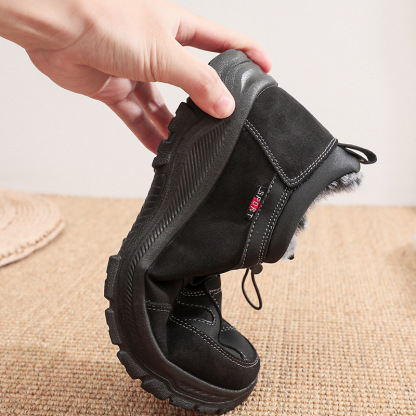 USA Outdoor Lightweight Men Warm Hiking Shoes-caipcmall