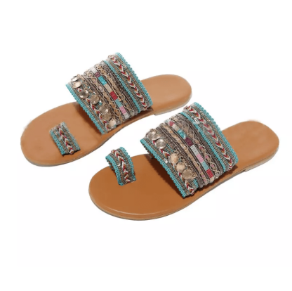 2024 Boho Style Toe Ring Sandals