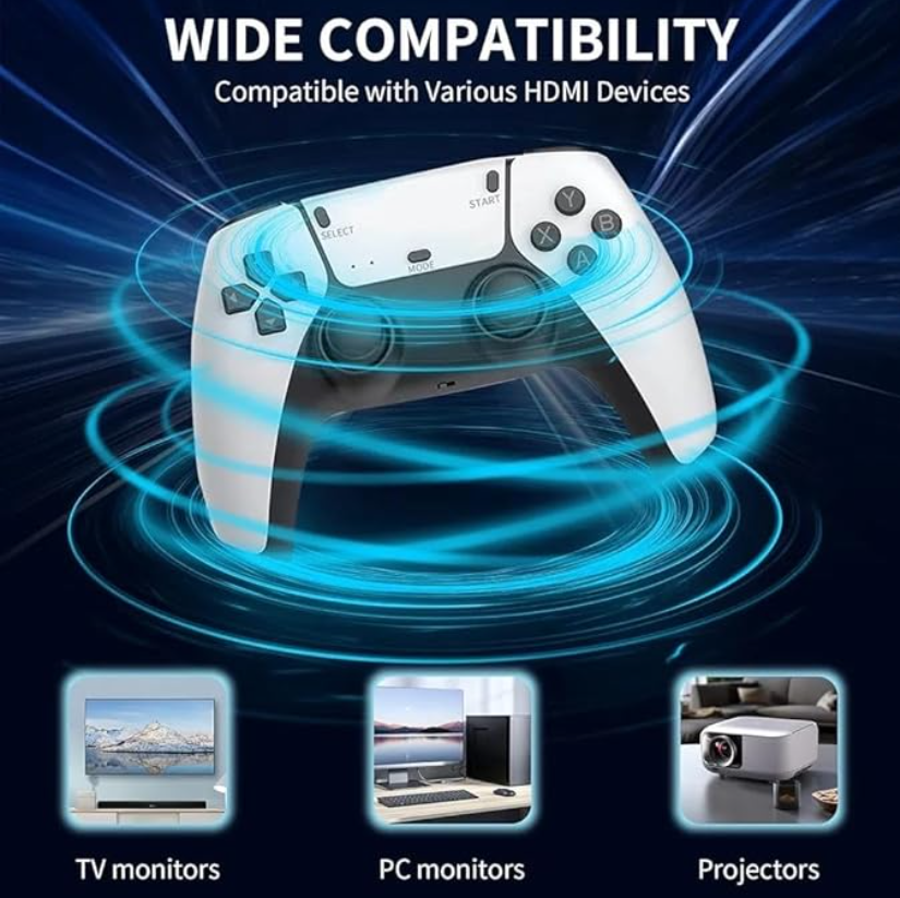 Nuvoria™ - WIRELESS CONSOLE 60,000+ LICENSED GAMES + 2 FREE CONTROLLERS